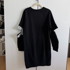 Karl Lagerfeld Black Dress with White Accents